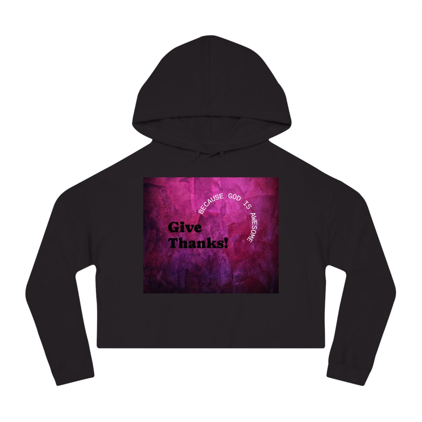 Be Thankful Women's Crop Hoodie